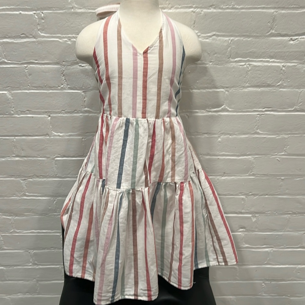 American Eagle Women’s Linen Lined Halter Dress - XS